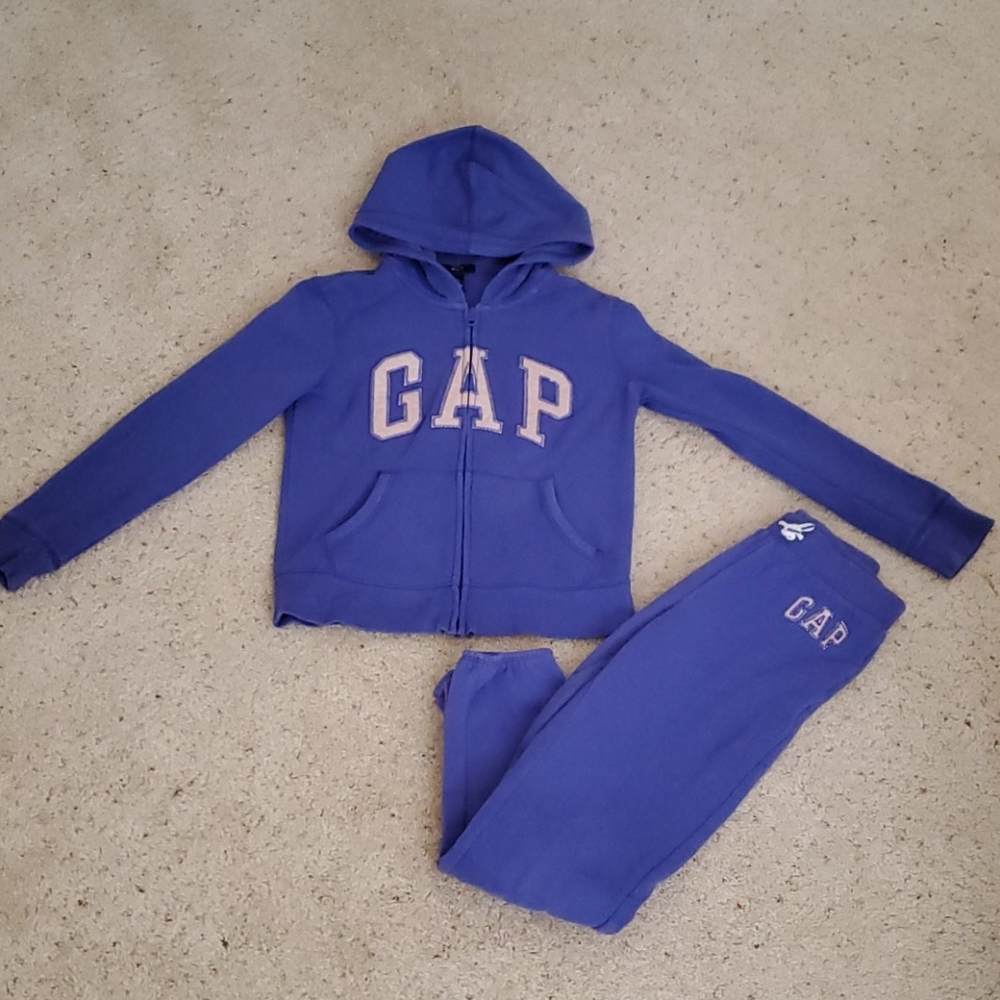 Gap Kids purple matching set